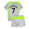 Camiseta Manchester City Omar Marmoush #7 Tercera Equipación Replica 2025-26 para niños mangas cortas (+ Pantalones cortos)